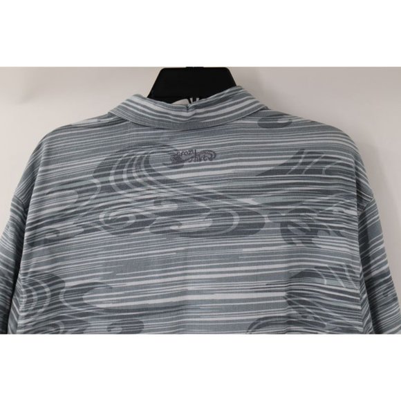 Crazy shirts shirt mens Large short sleeve Hawaiian polo cotton wave print - Picture 6 of 8